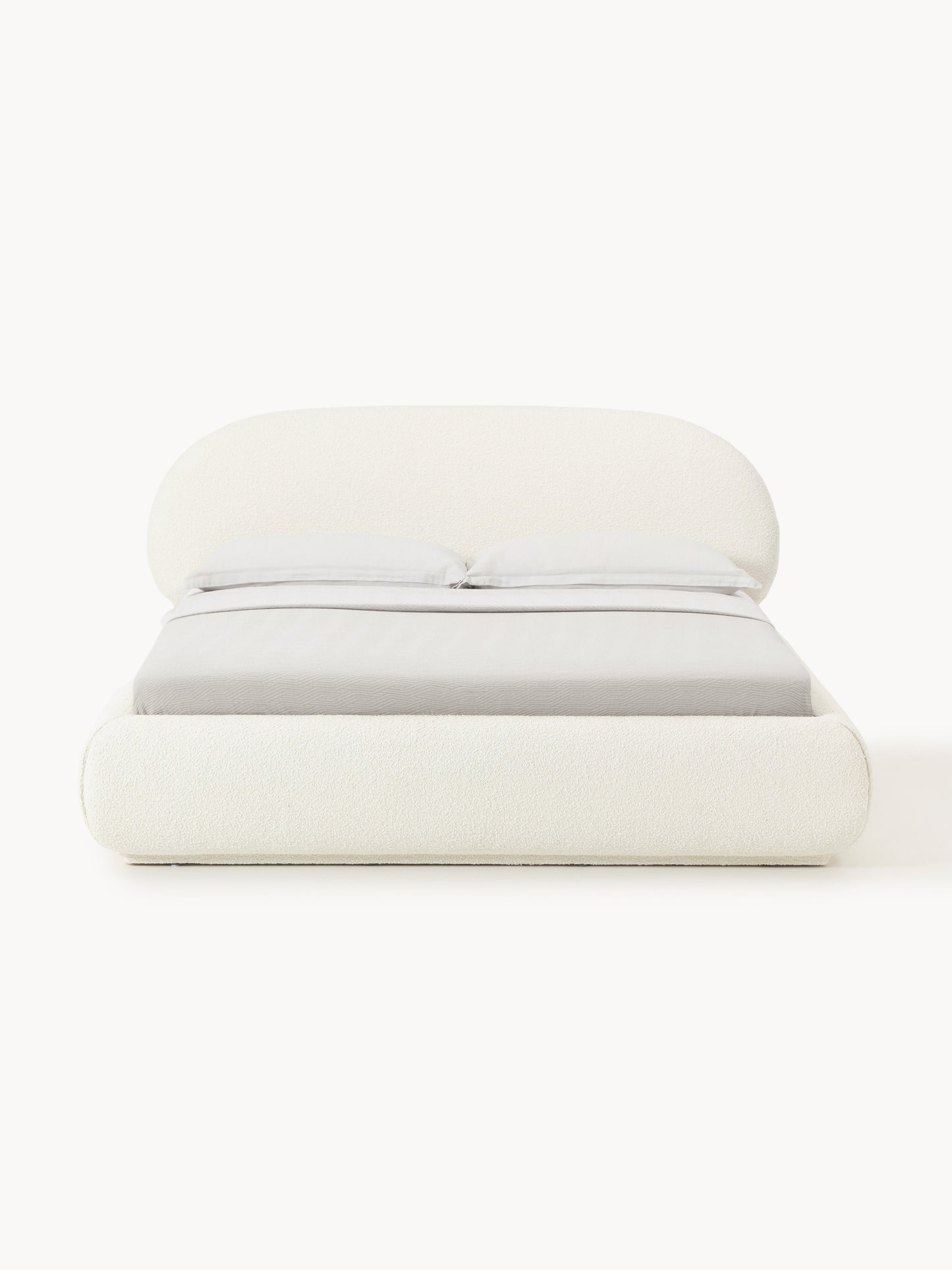 Albariza Upholstered Bed in Bouclé