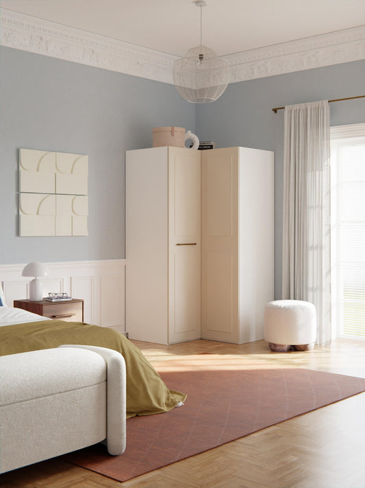 Charlbrune Modular Corner Wardrobe, 115 cm Wide