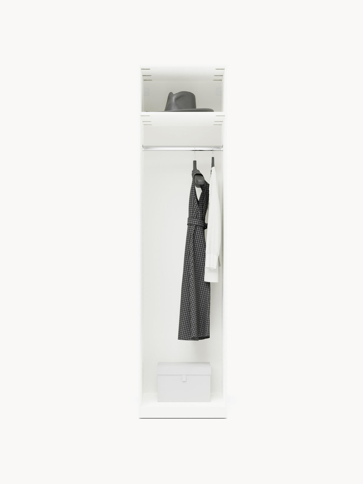 Charlbrune Modular Hinged-Door Wardrobe, 50 cm Wide, in Various Sizes