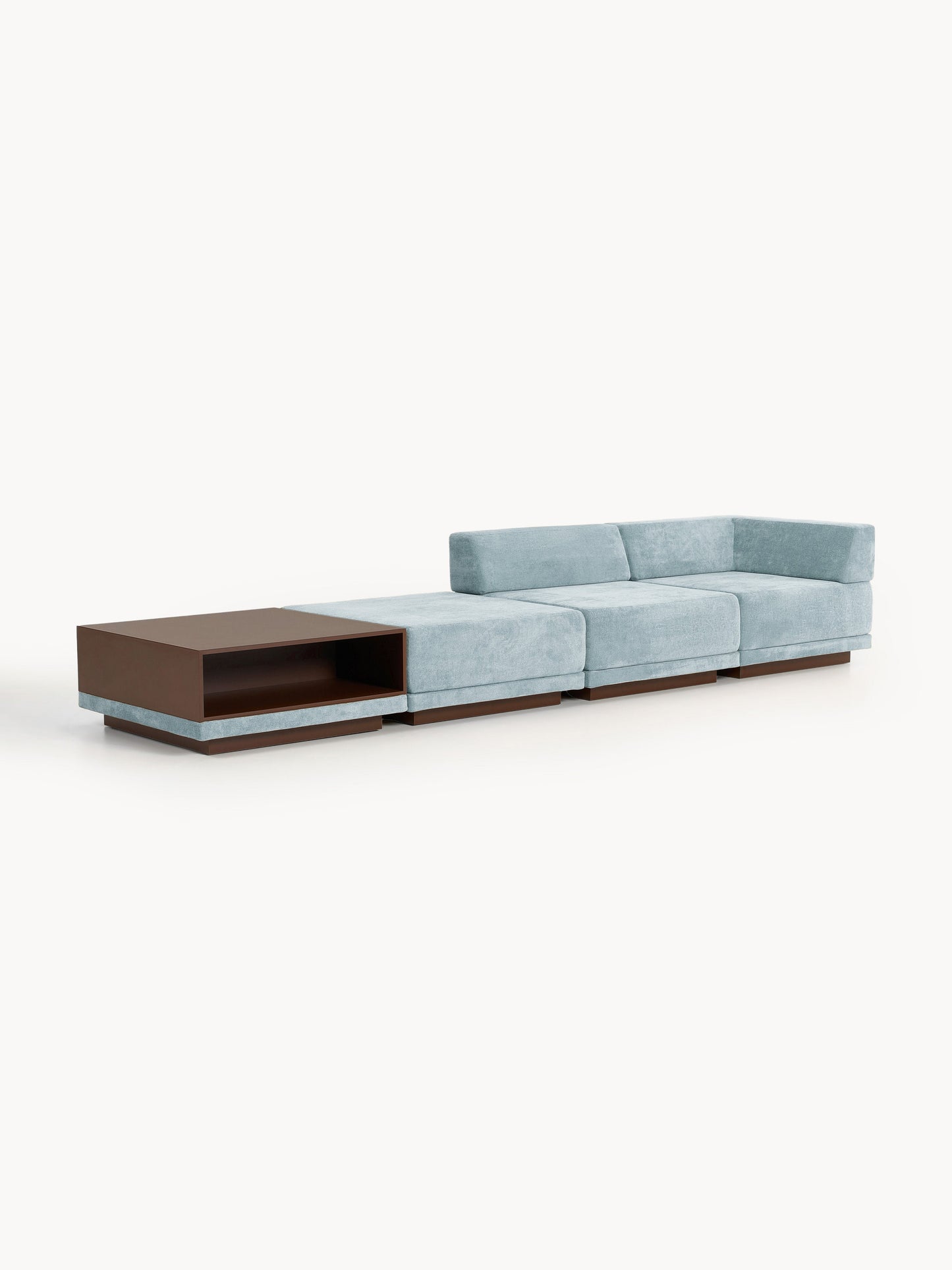 Colvraine Modular Sofa (4-Seater) with Coffee Table & Ottoman