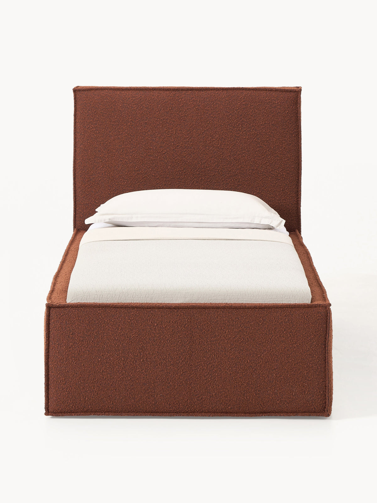 Drevalis Single Bed in Bouclé