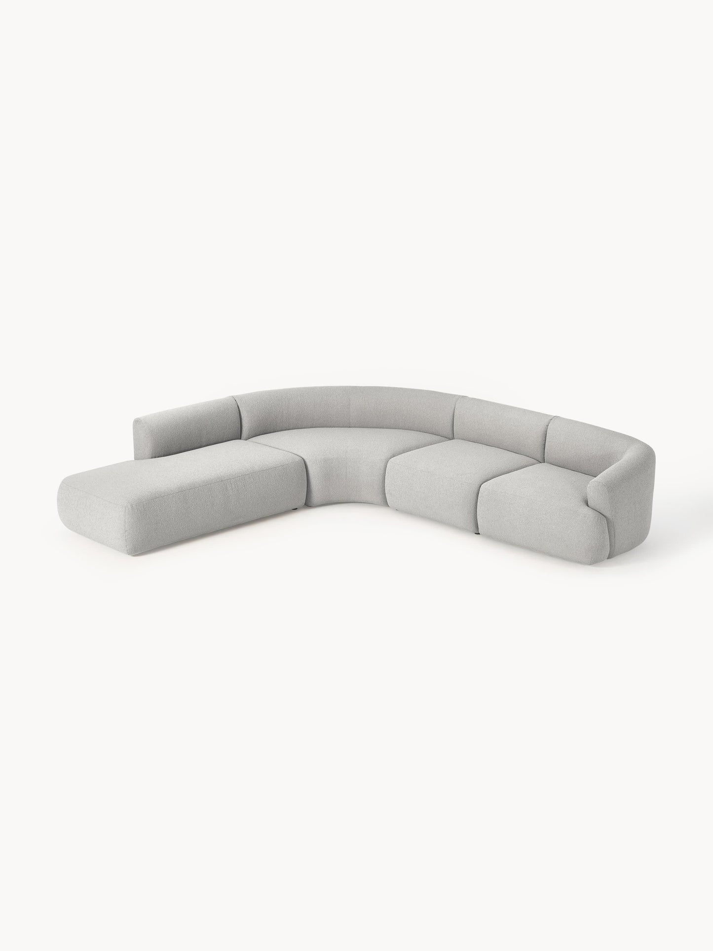 Fioranne Modular Corner Sofa in Bouclé, 4-Seater