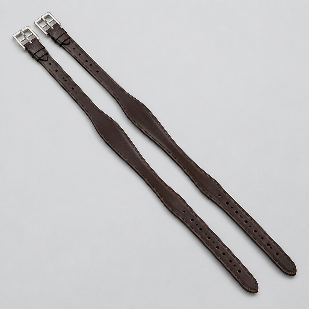 Stuoia Stirrup Leathers, Pair, Leather