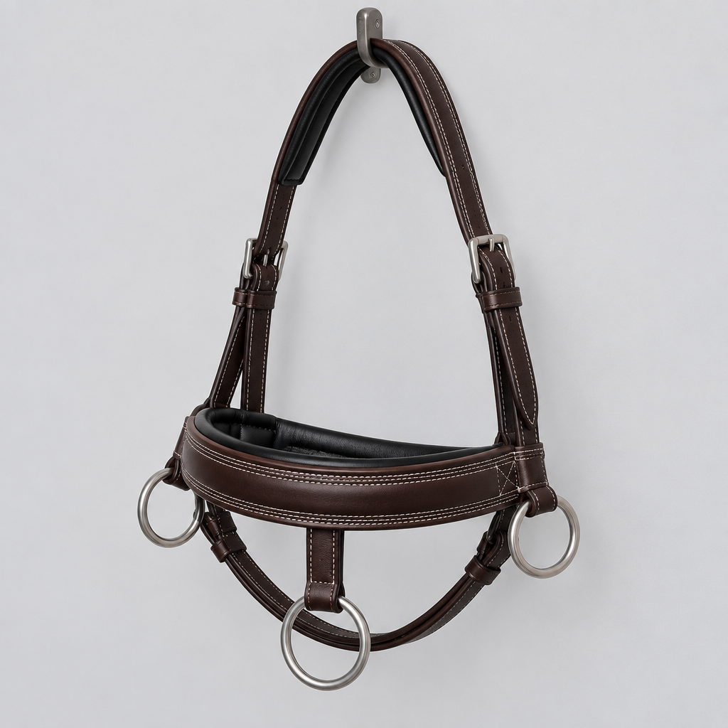 Cintura Lunging Cavesson, Bridle Leather