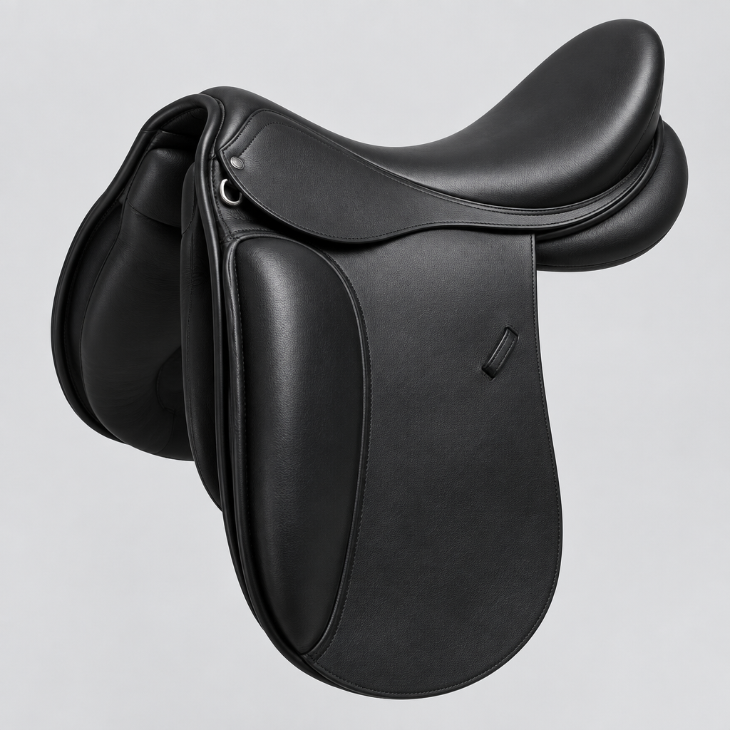 Cavalleta Monoflap Dressage Saddle, Calfskin