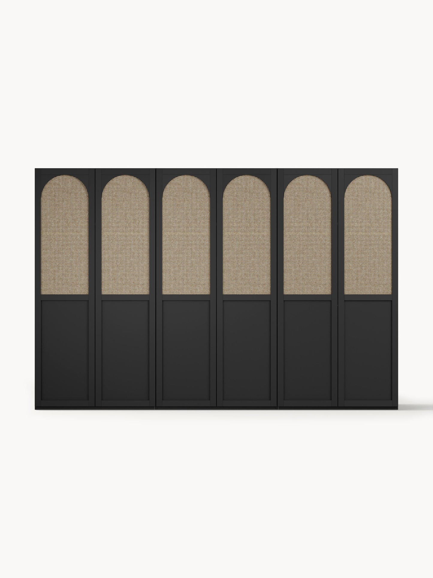 Jeanvelle Modular Hinged-Door Wardrobe, 300 cm Wide, in Various Sizes