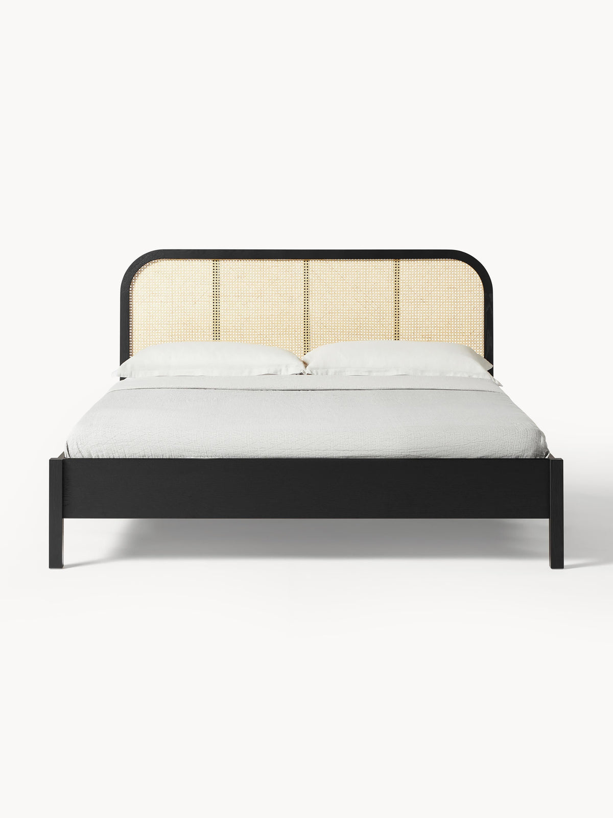 Jonquiel Wooden Bed with Vienna Cane Headboard