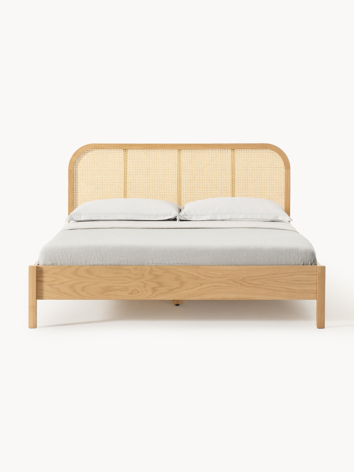 Jonquiel Wooden Bed with Vienna Cane Headboard