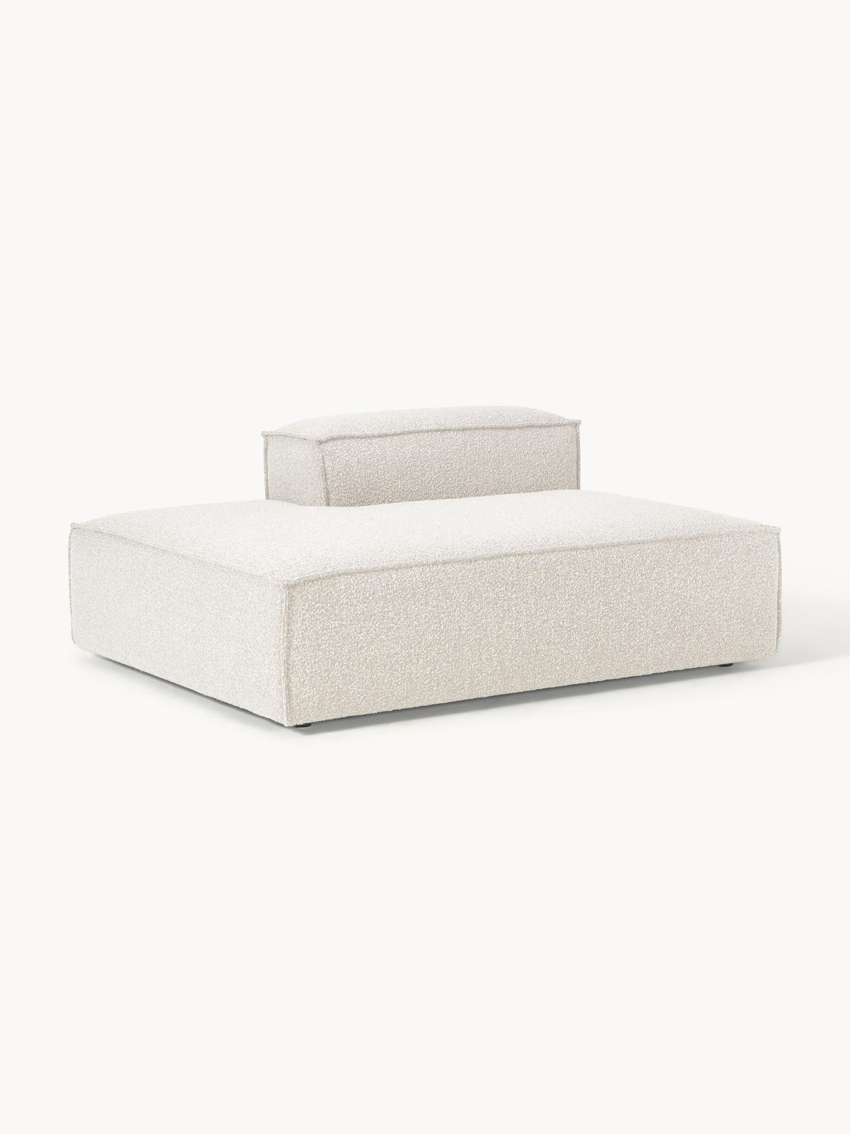 Lenskov Bouclé Ottoman Module