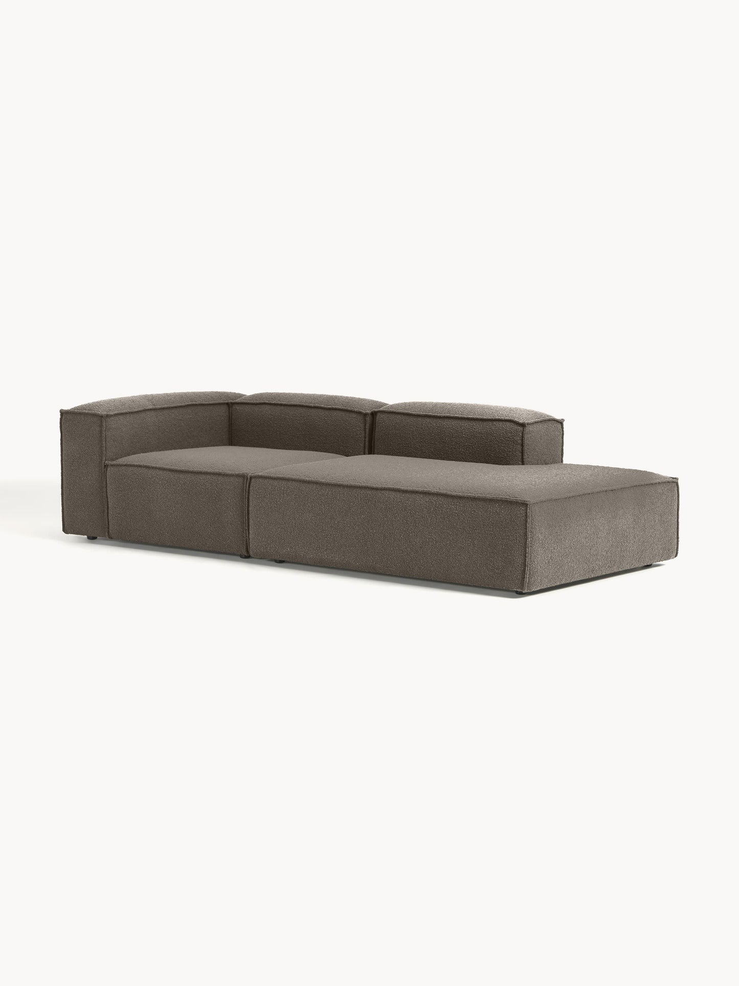 Lenskov Modular Bouclé Ottoman