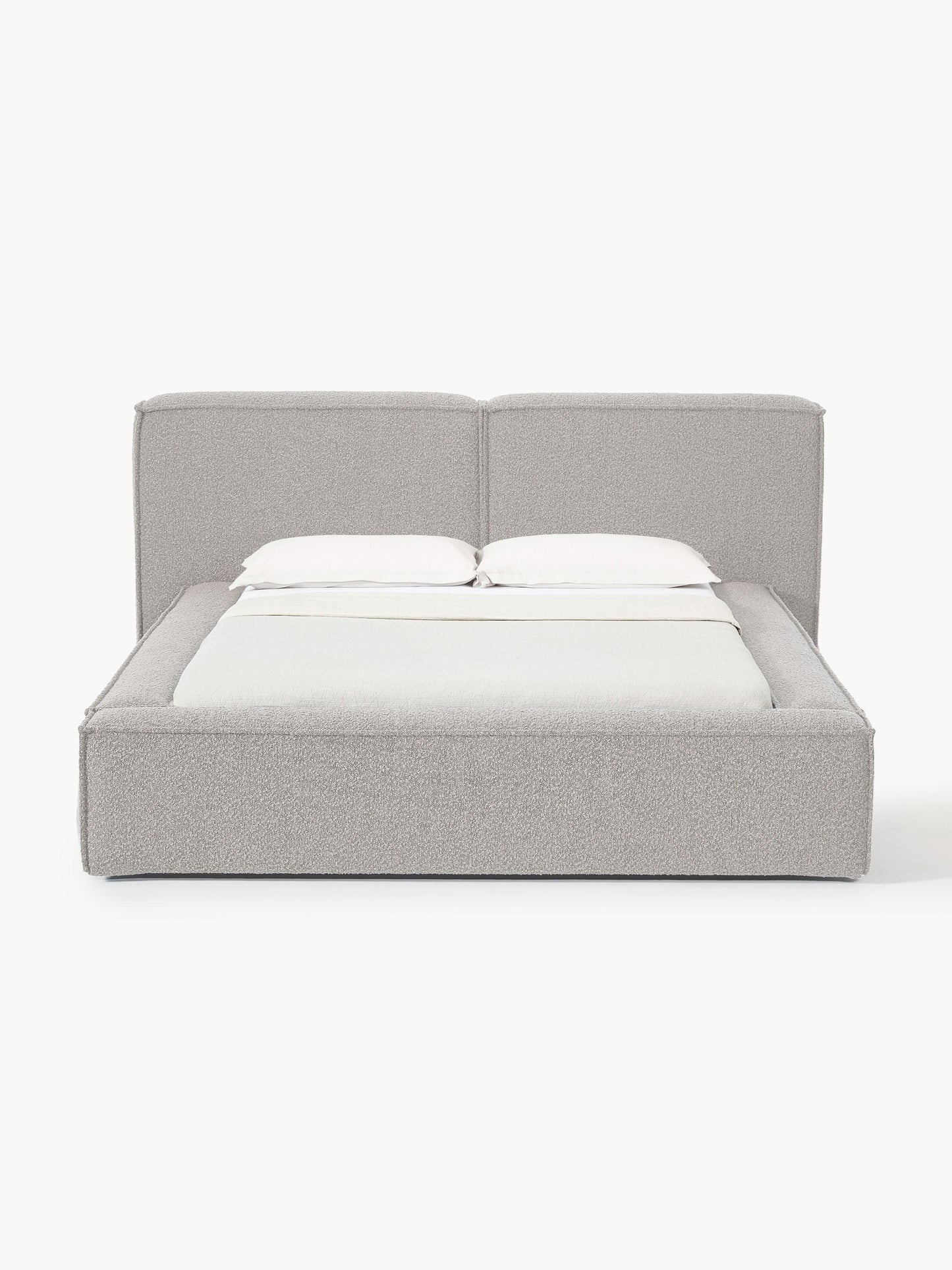 Lenskov Upholstered Bed in Bouclé