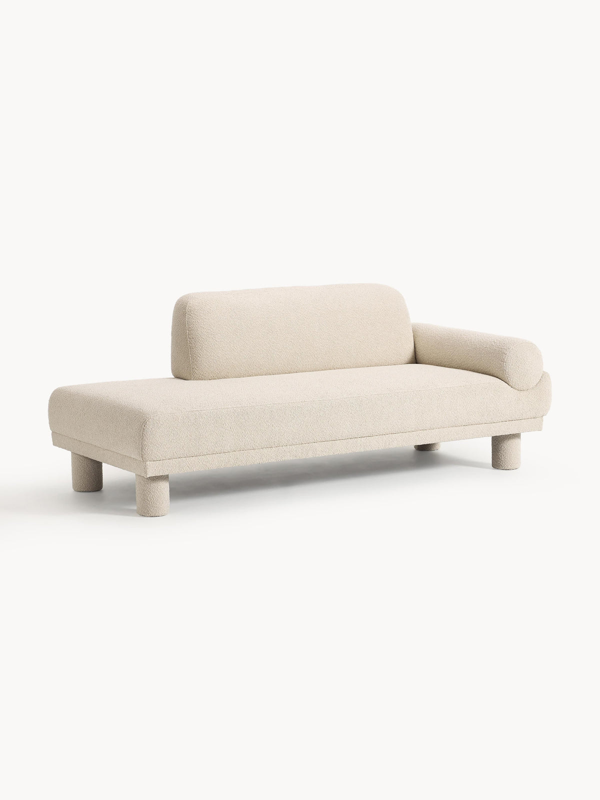 Liloranne Ottoman in Bouclé
