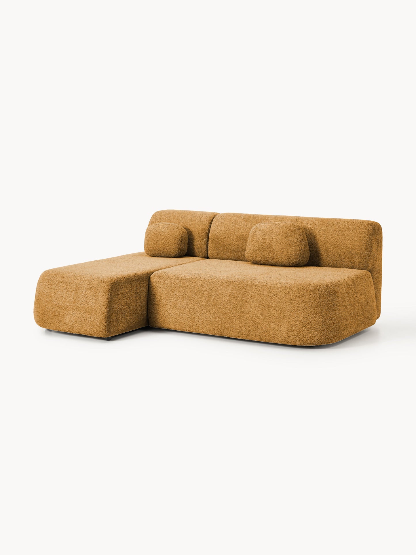 Paolvenn Teddy Bouclé Sofa Bed with Storage