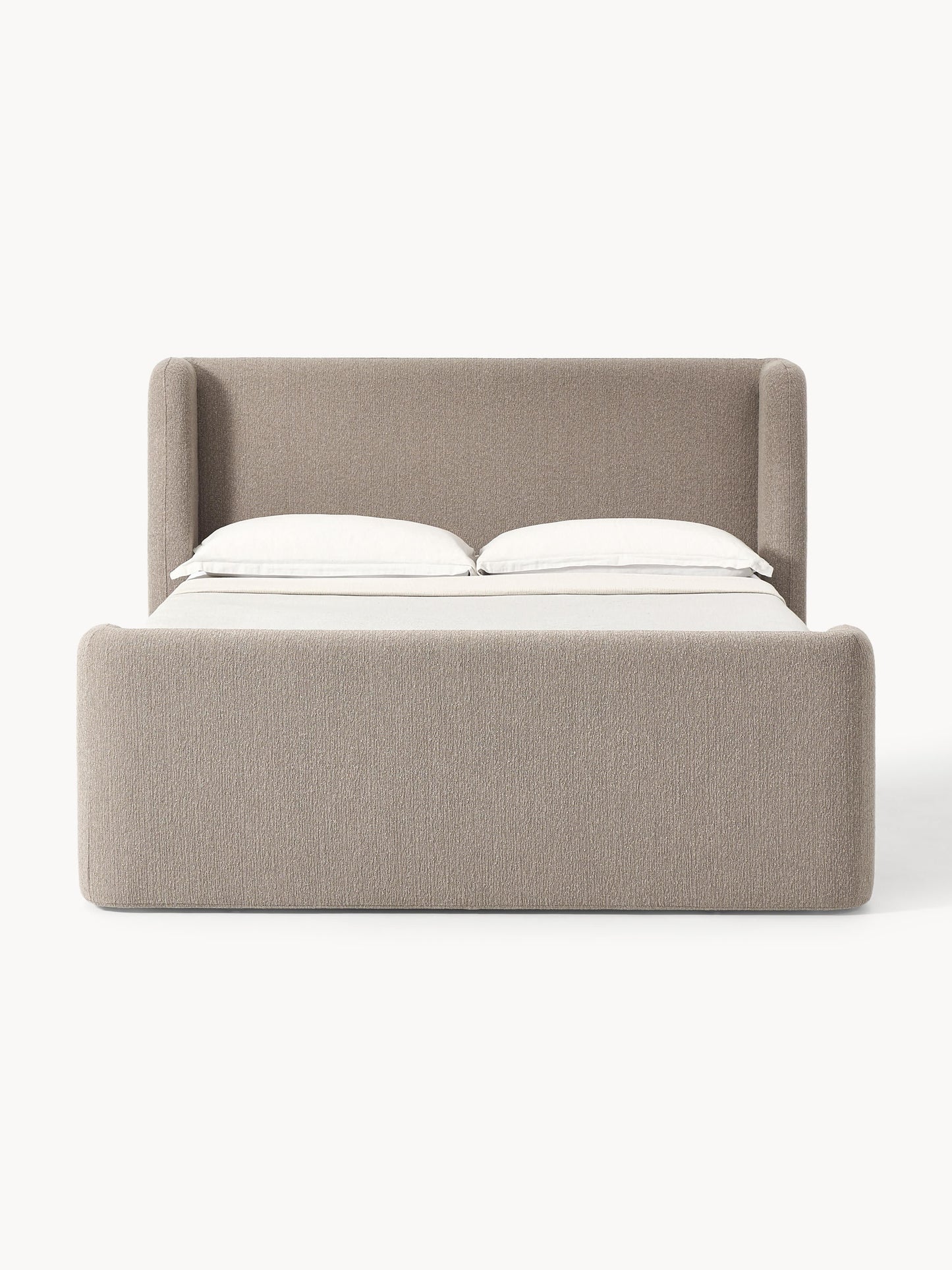 Perlomar Bouclé Box Spring Bed