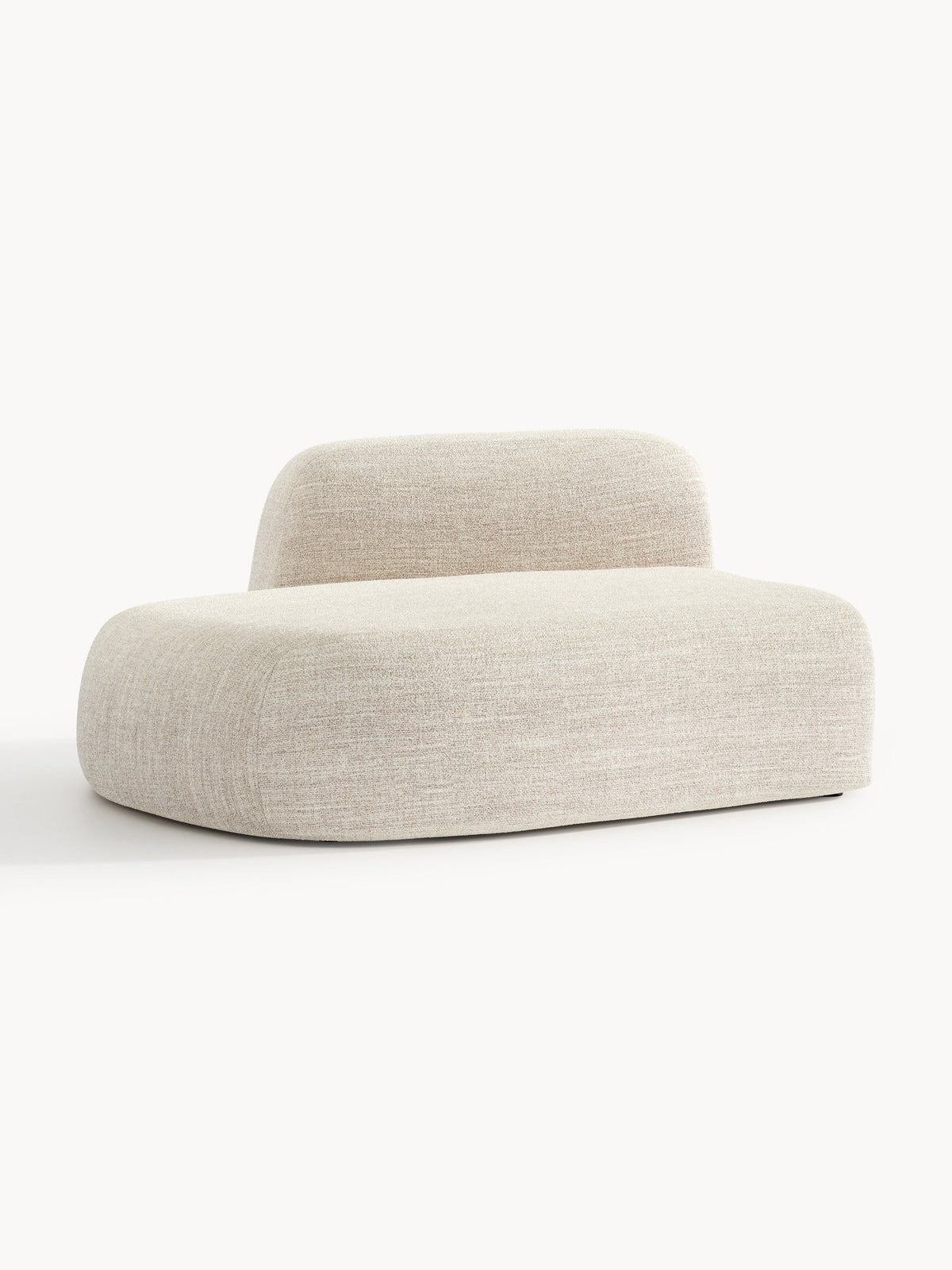Wolskane Chaise Module in Bouclé