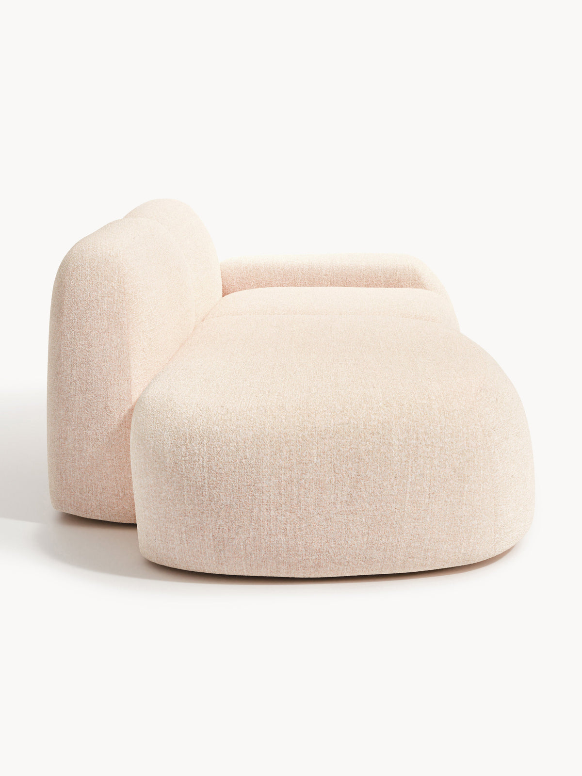 Wolskane Modular Chaise in Bouclé, 3-Seater