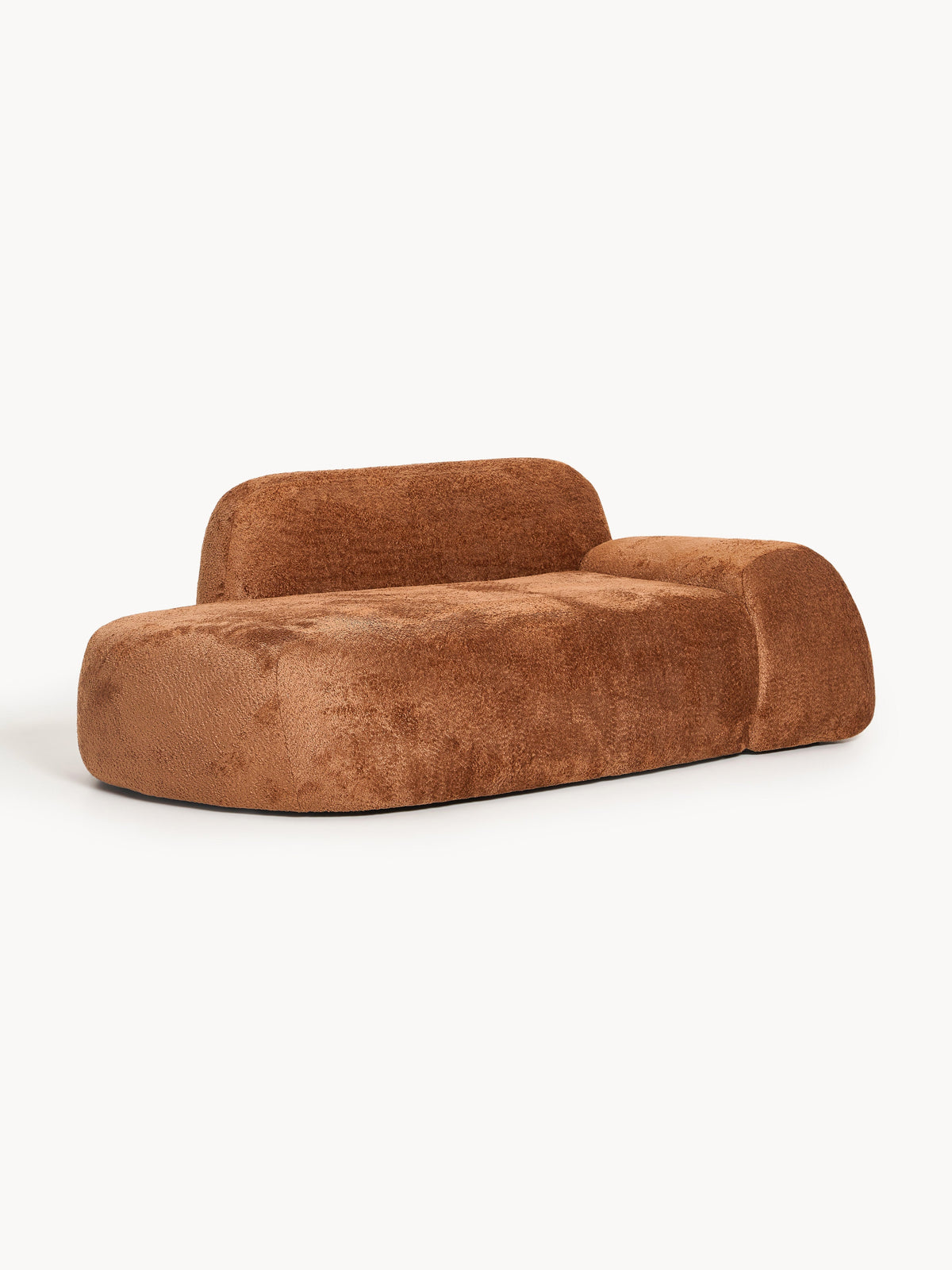 Wolskane Teddy Bouclé Sofa (2-Seater) with Chaise Longue