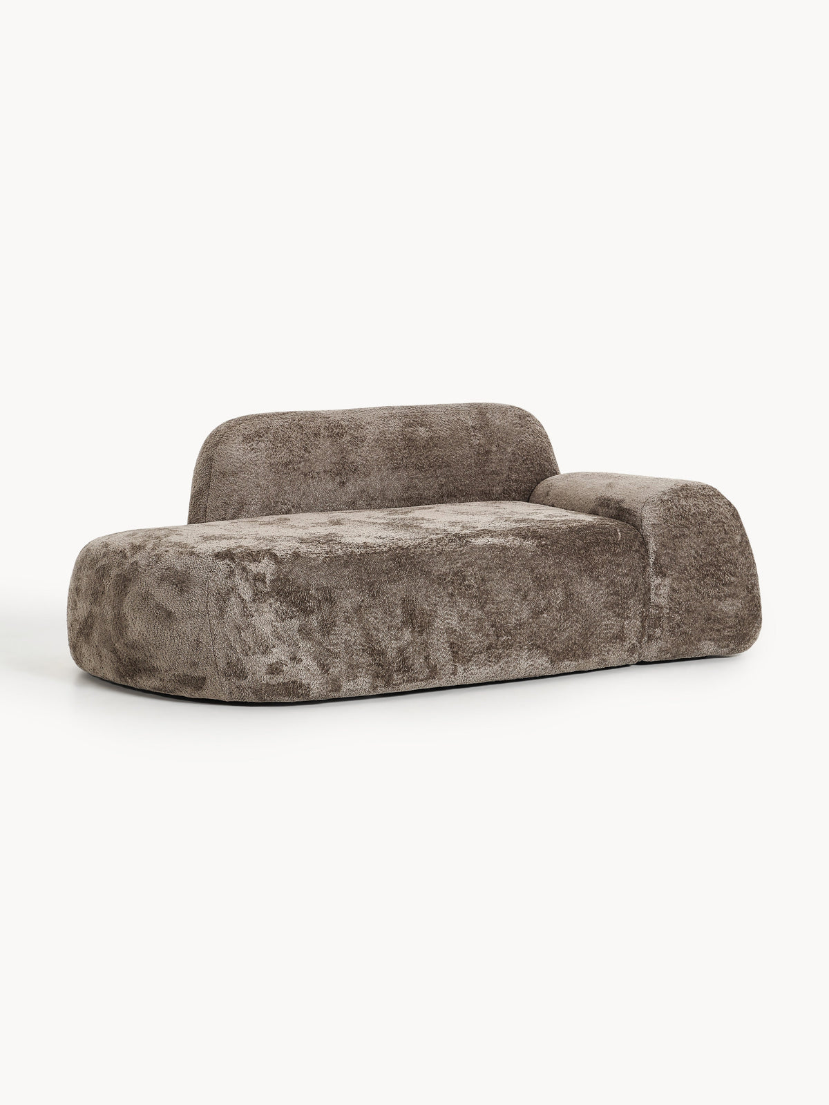 Wolskane Teddy Bouclé Sofa (2-Seater) with Chaise Longue