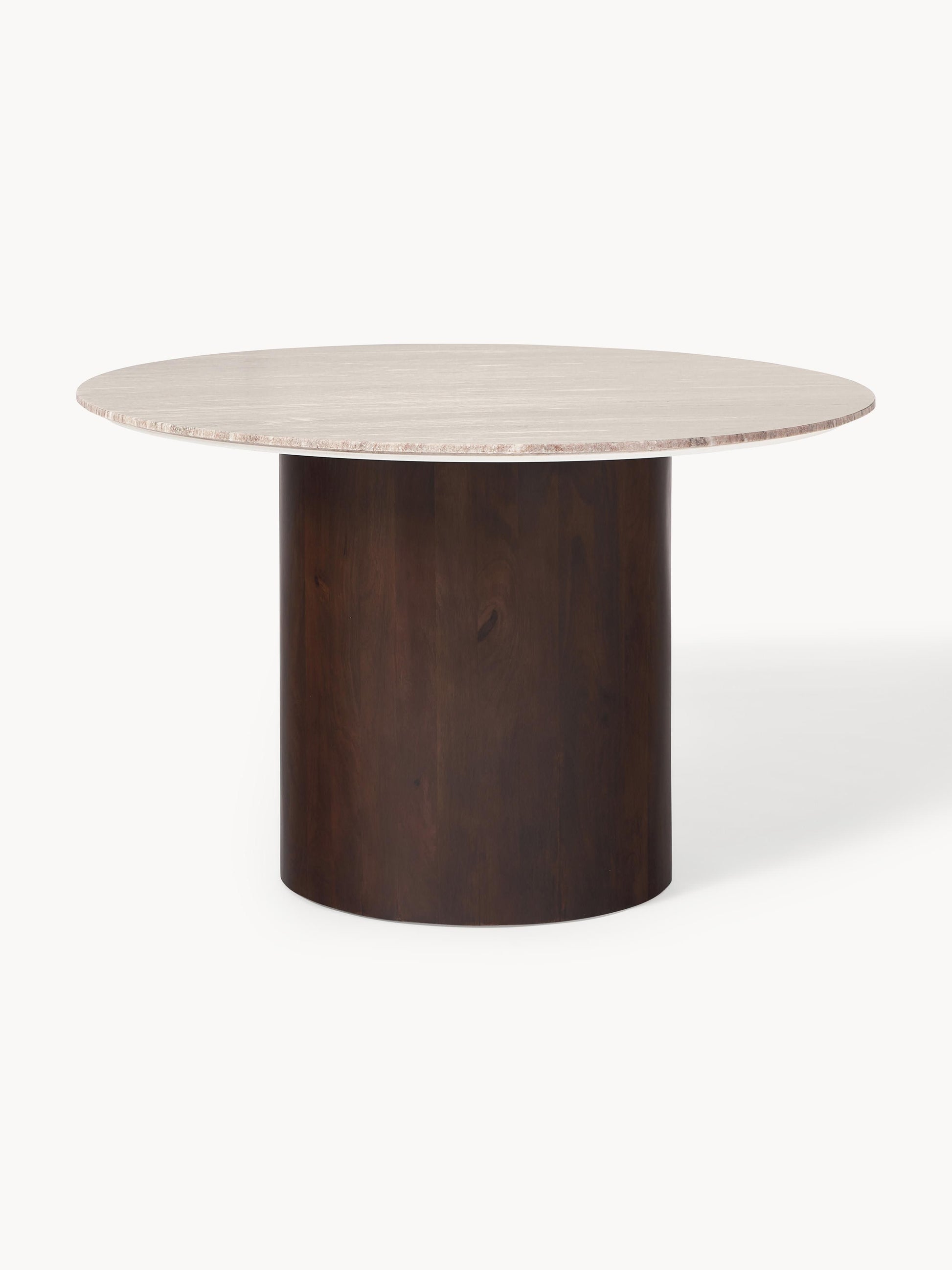 Abbriel Round Marble Dining Table, Ø 120 cm