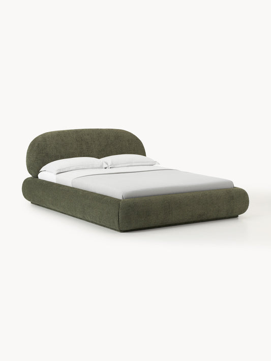 Albariza Teddy Bouclé Upholstered Bed