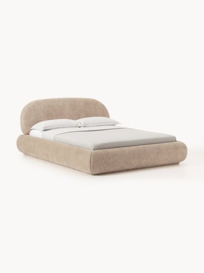 Albariza Teddy Bouclé Upholstered Bed