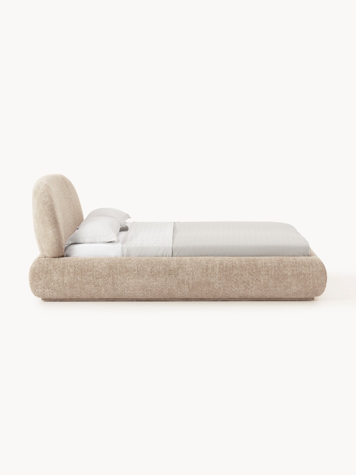 Albariza Teddy Bouclé Upholstered Bed