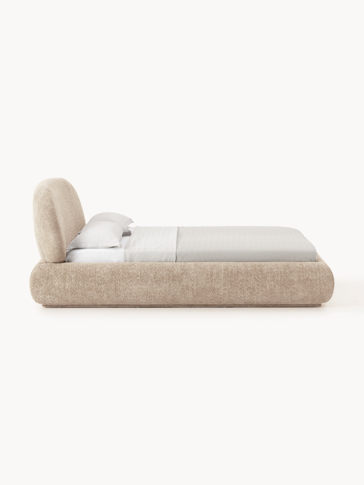 Albariza Teddy Bouclé Upholstered Bed