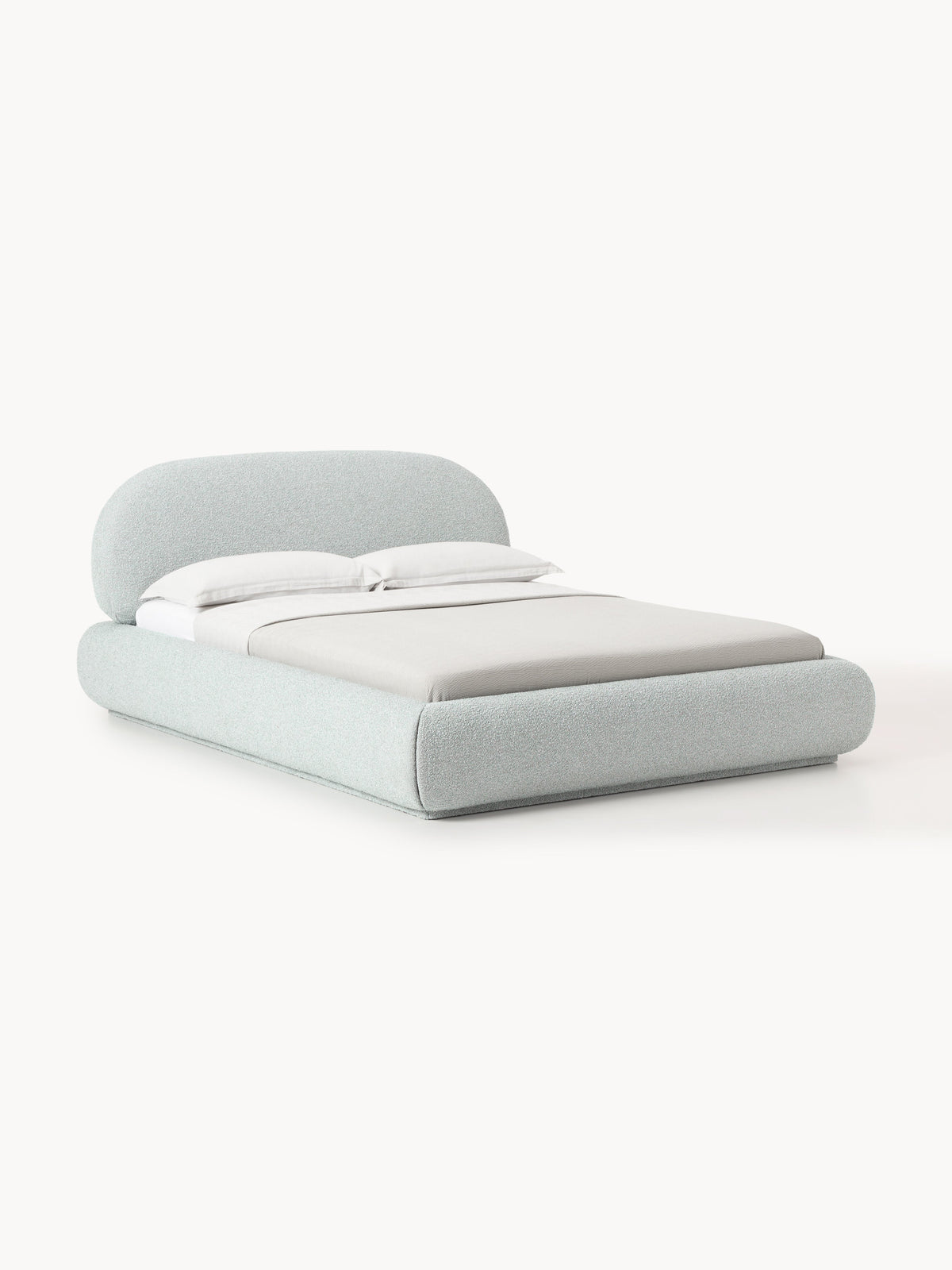 Albariza Upholstered Bed in Bouclé