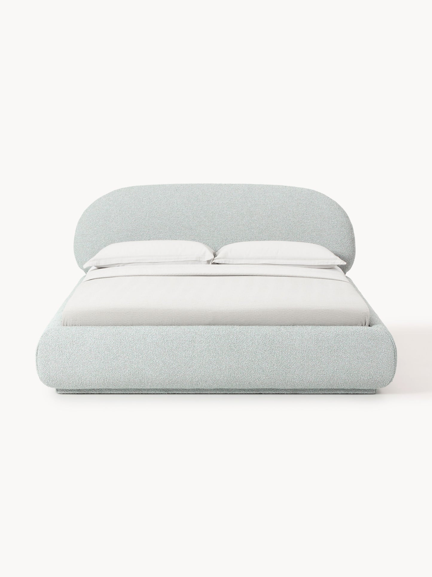 Albariza Upholstered Bed in Bouclé