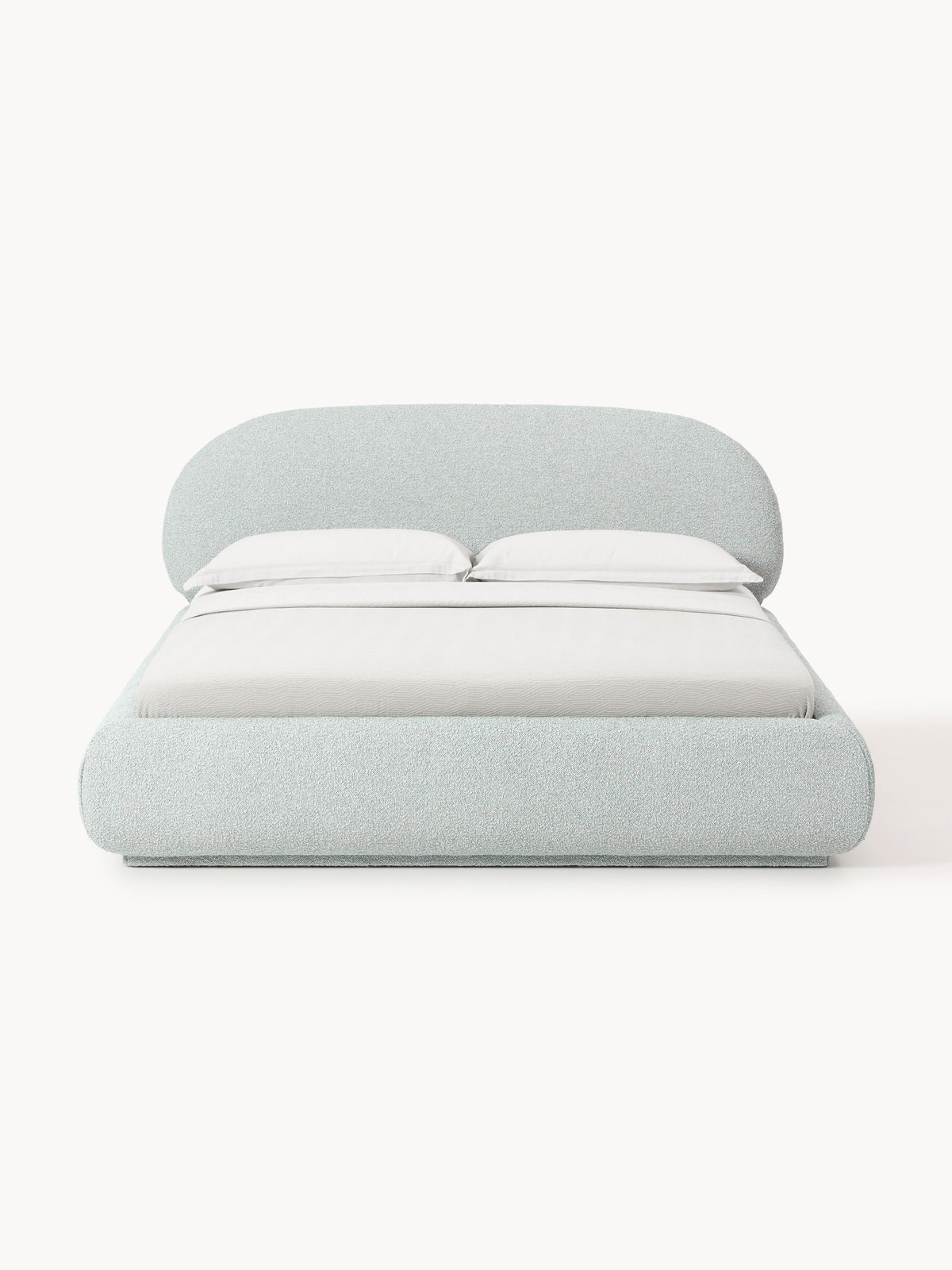 Albariza Upholstered Bed in Bouclé