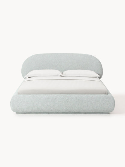 Albariza Upholstered Bed in Bouclé