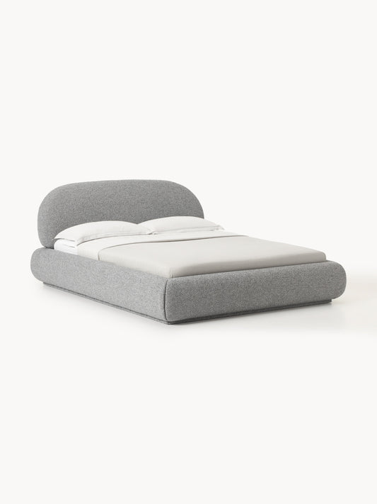 Albariza Upholstered Bed in Bouclé