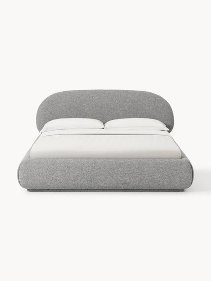 Albariza Upholstered Bed in Bouclé