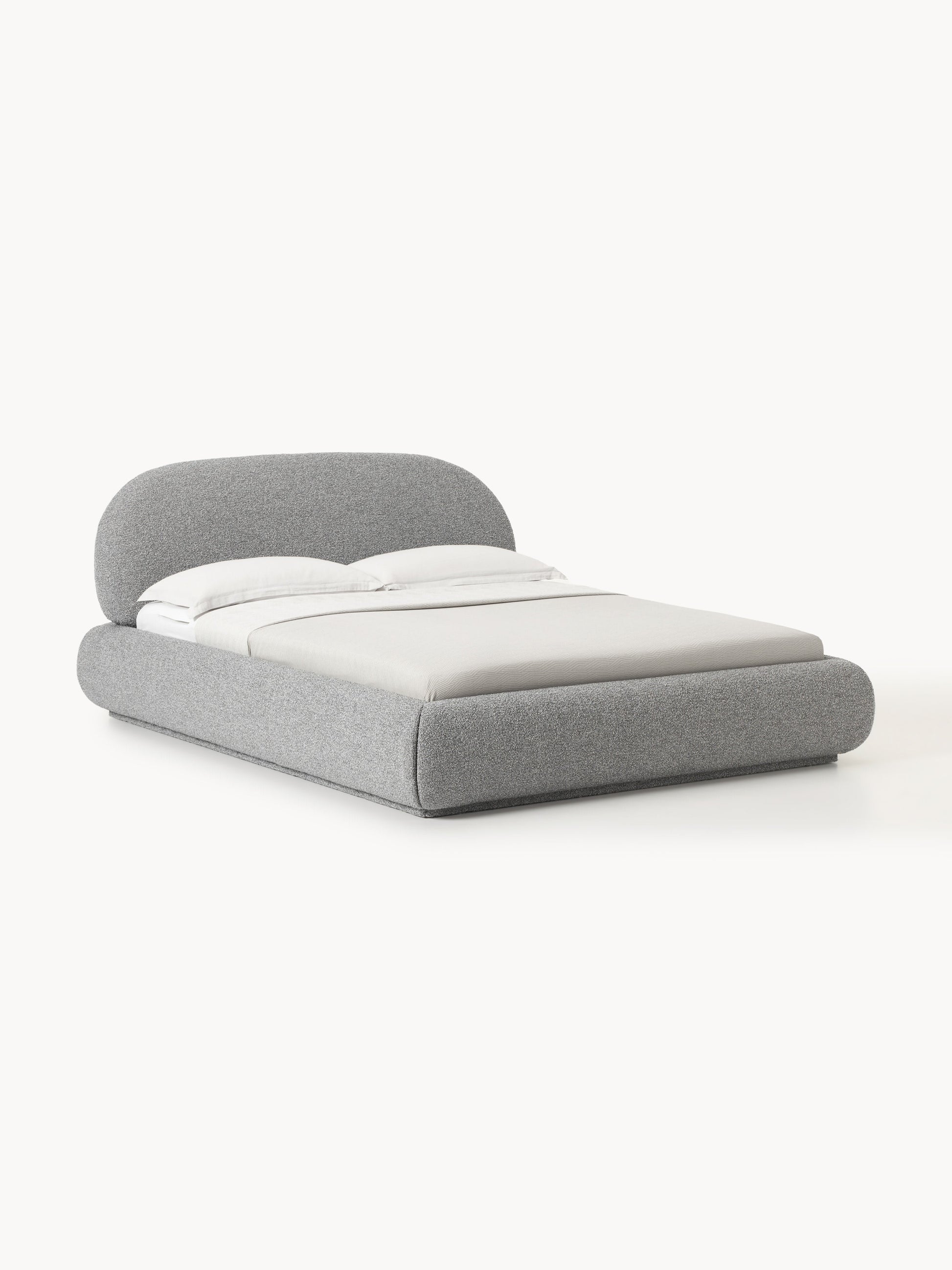 Albariza Upholstered Storage Bed in Bouclé