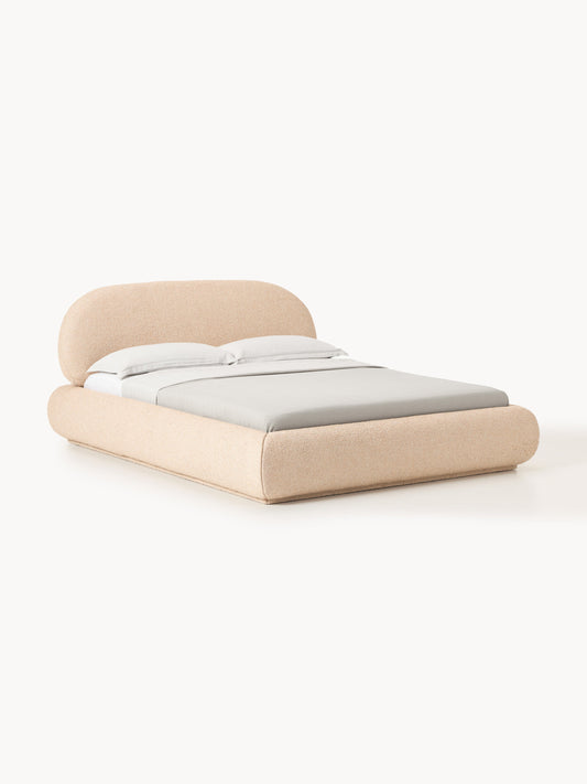 Albariza Upholstered Storage Bed in Bouclé