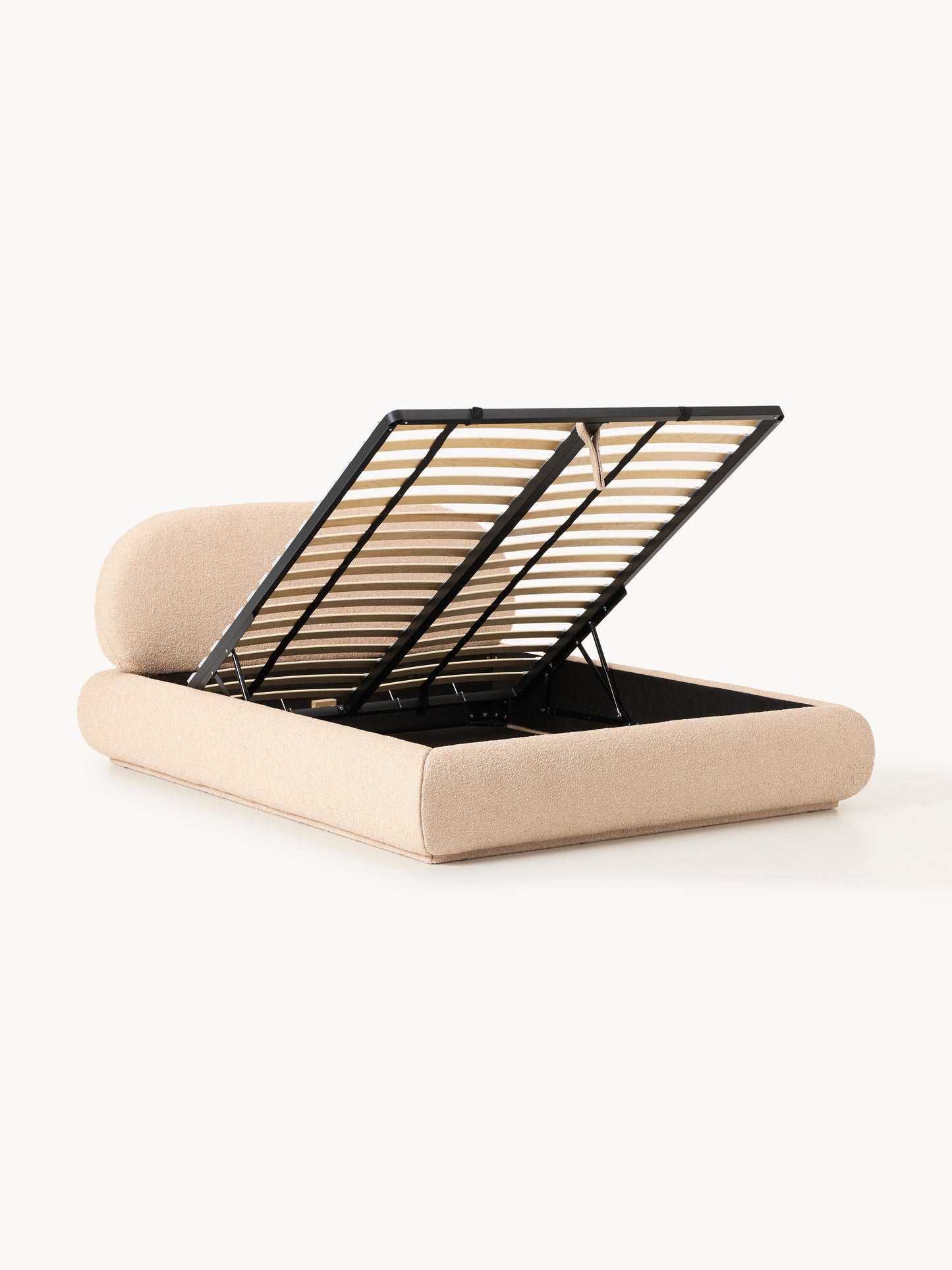 Albariza Upholstered Storage Bed in Bouclé