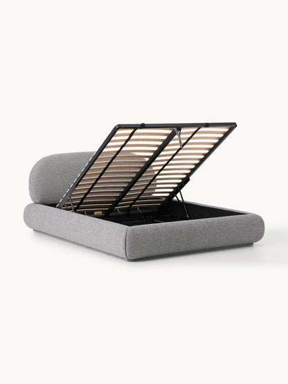 Albariza Upholstered Storage Bed in Bouclé