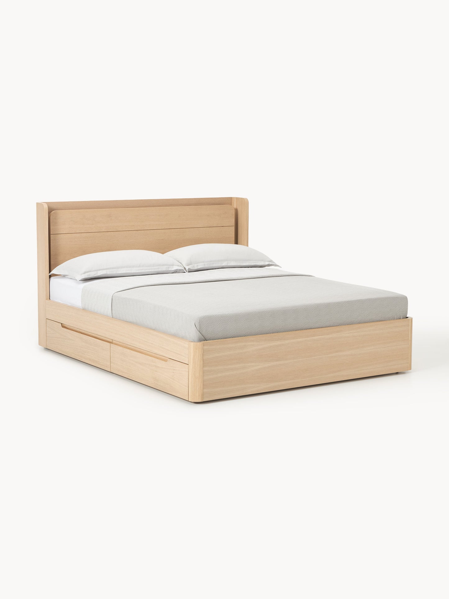 Alovern Wooden Bed with Drawers