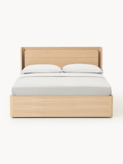 Alovern Wooden Bed with Drawers