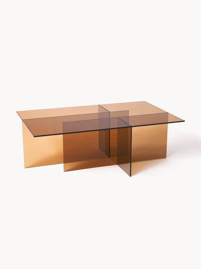Anouvard Glass Coffee Table, W 102 cm