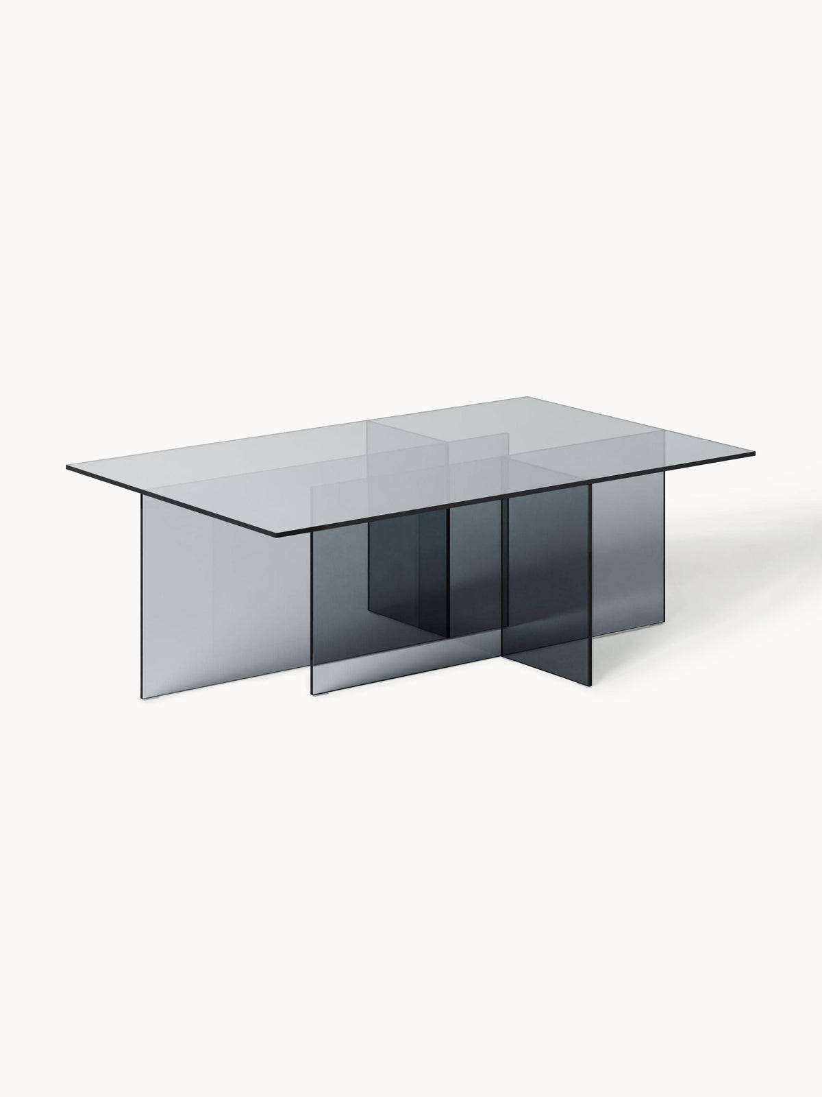 Anouvard Glass Coffee Table, W 102 cm