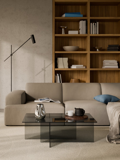 Anouvard Glass Coffee Table, W 102 cm