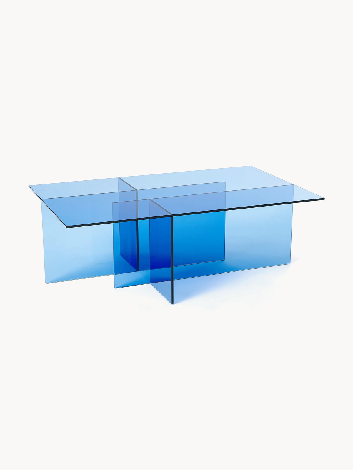 Anouvard Glass Coffee Table, W 102 cm
