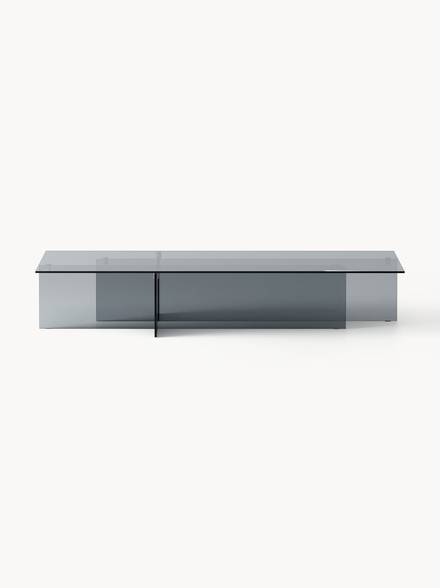 Anouvard Large Coffee Table in Glass, W 160 cm