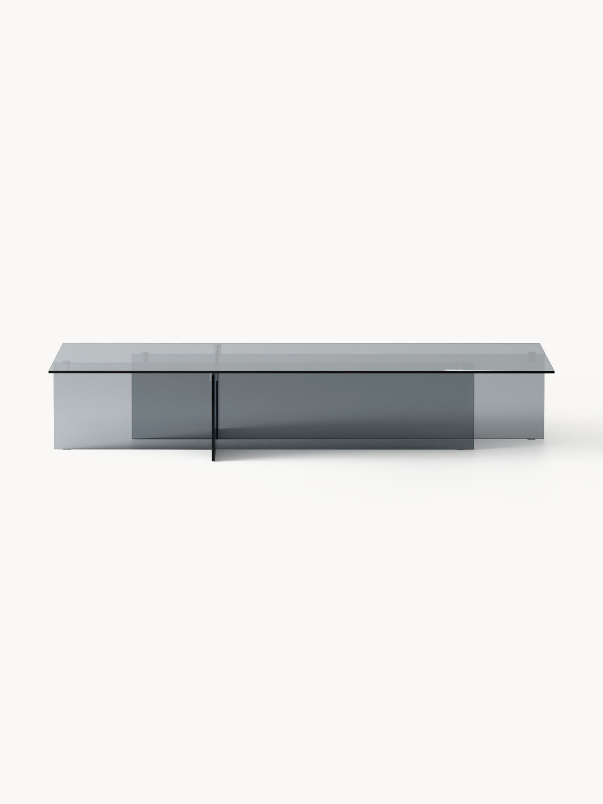 Anouvard Large Coffee Table in Glass, W 160 cm