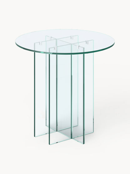 Anouvard Round Glass Dining Table, in Various Sizes