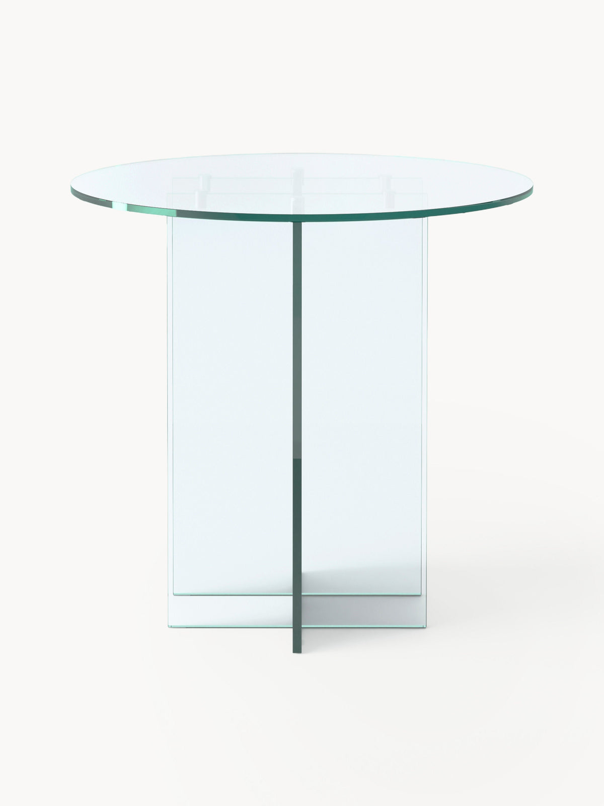 Anouvard Round Glass Dining Table, in Various Sizes