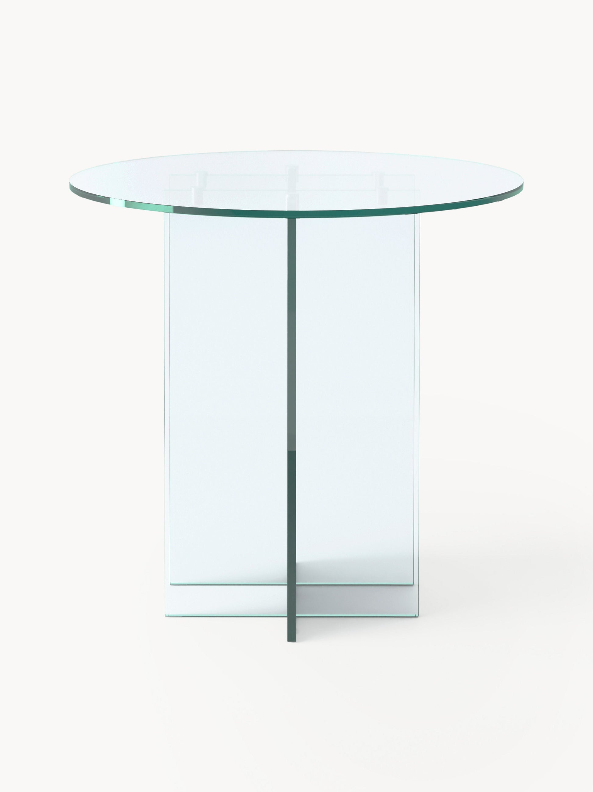 Anouvard Round Glass Dining Table, in Various Sizes