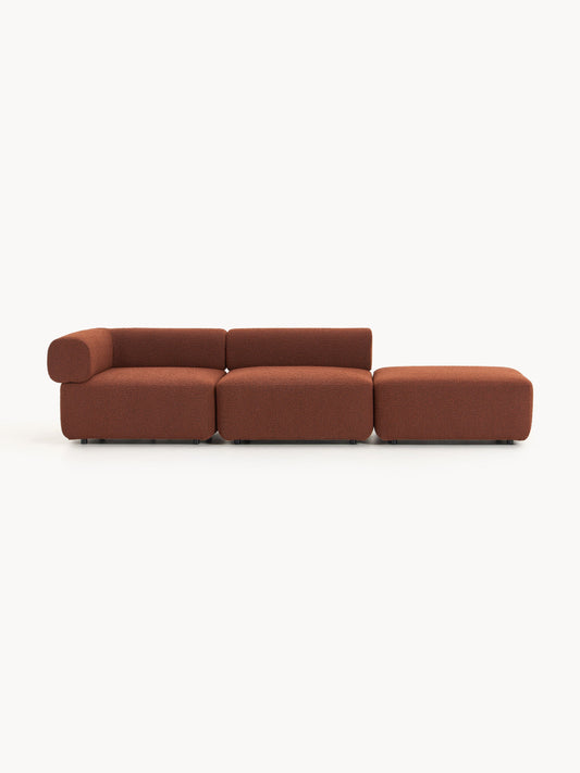Antverre Modular Ottoman in Bouclé