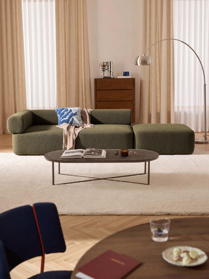 Antverre Modular Ottoman in Bouclé